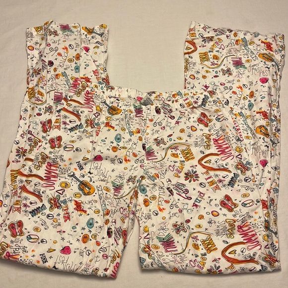 PINK Victoria's Secret Other - Pink by Victoria’s Secret graffiti print pajama pants size xs